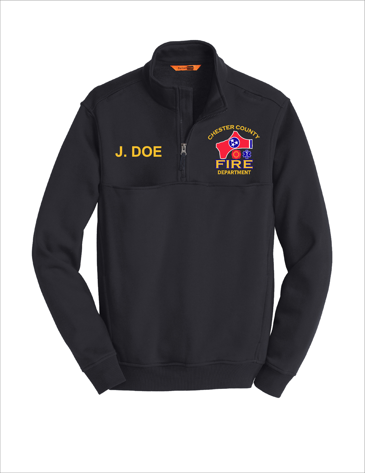CCFD CornerStone® 1/2-Zip Job Shirt | CS626