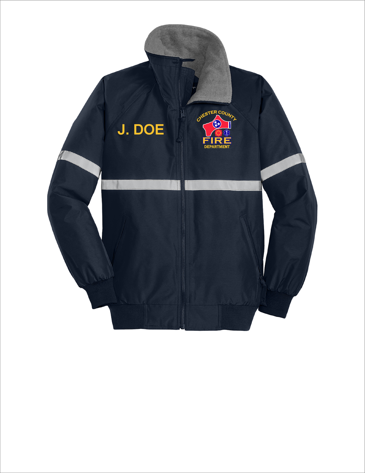 CCFD Port Authority® Challenger™ Jacket with Reflective Taping | J754R
