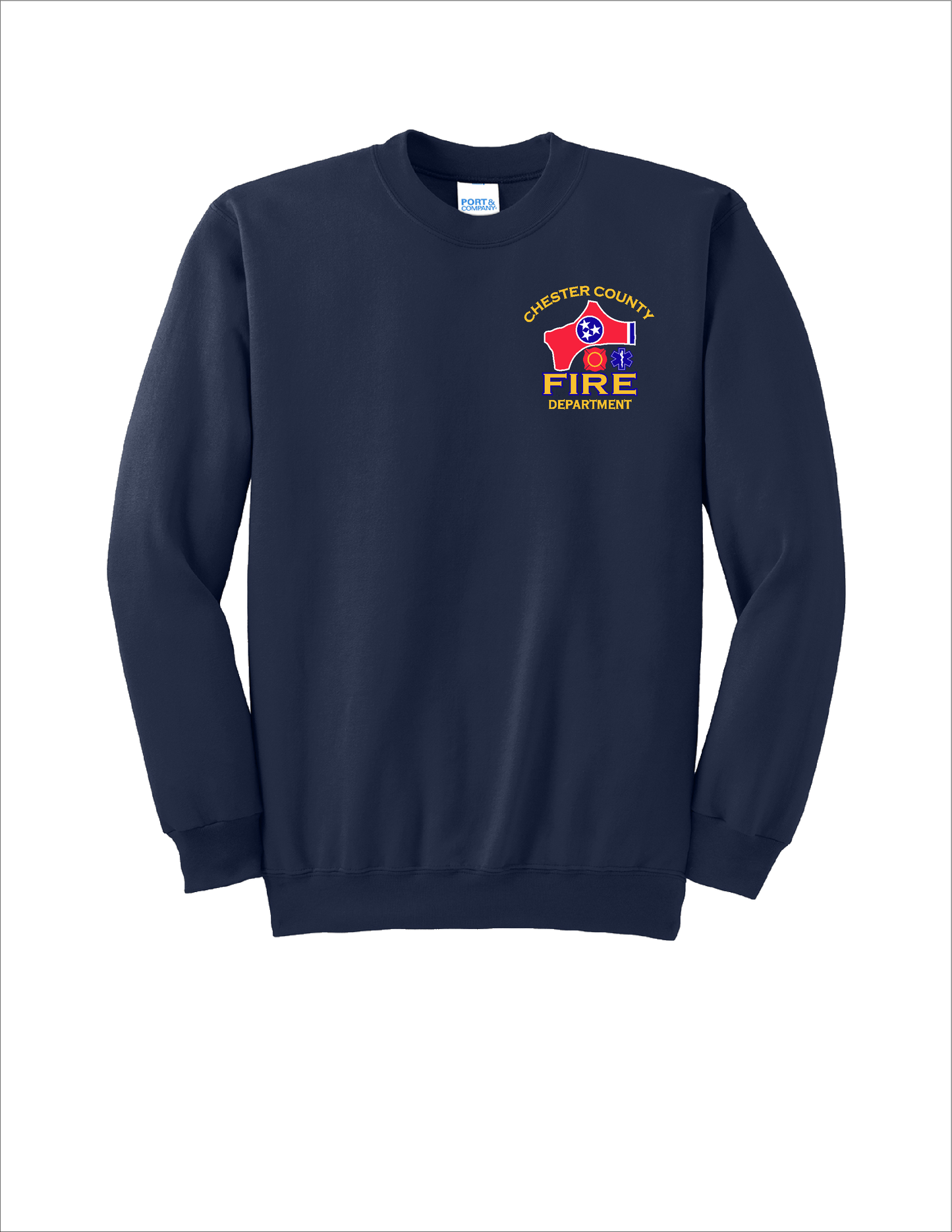 CCFD Port & Company® Essential Fleece Crewneck Sweatshirt | PC90,PC90T