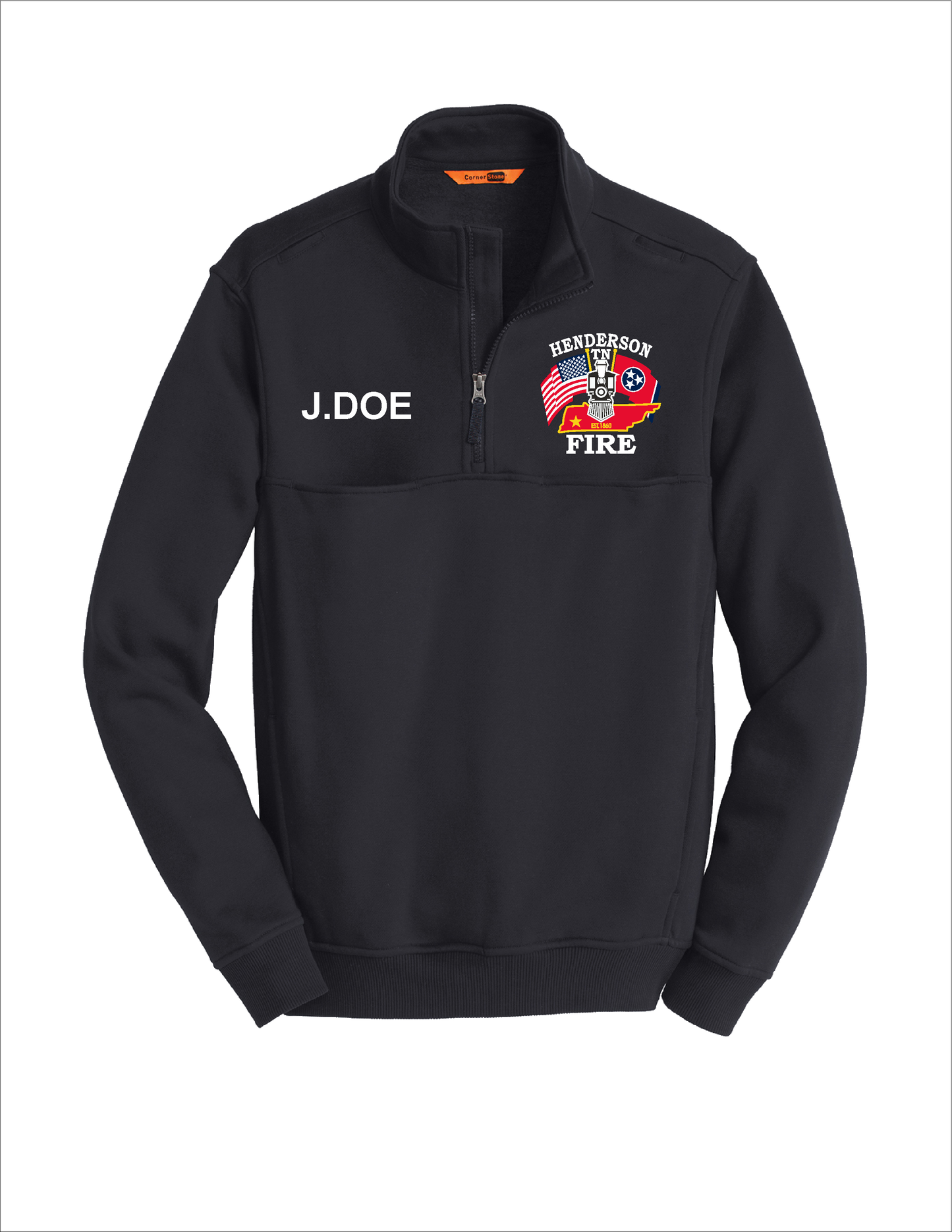 HFD CornerStone® 1/2-Zip Job Shirt | CS626