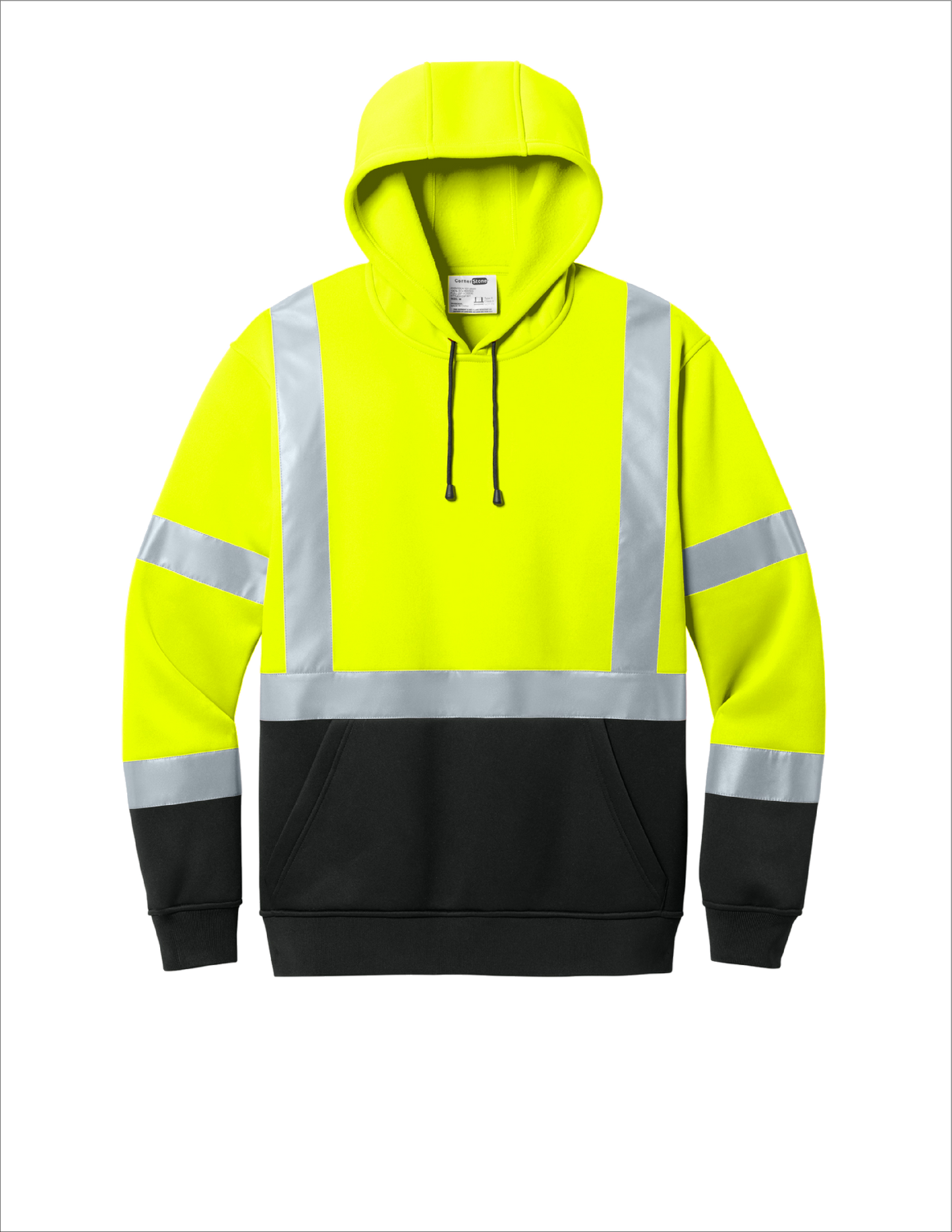 HFD CornerStone® ANSI 107 Class 3 Heavy-Duty Fleece Pullover Hoodie