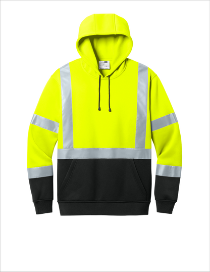 HFD CornerStone® ANSI 107 Class 3 Heavy-Duty Fleece Pullover Hoodie