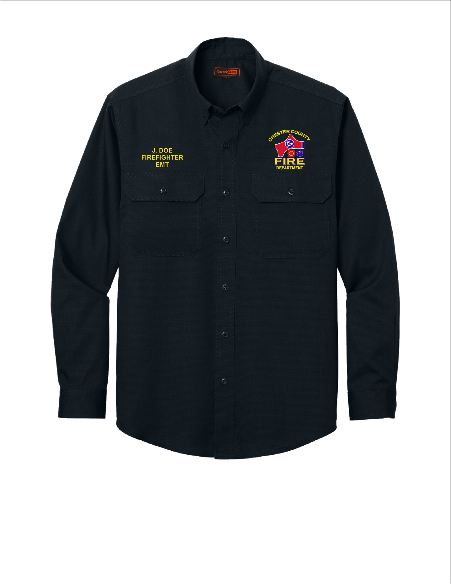 CCFD CornerStone® Long Sleeve Select Ripstop Shirt