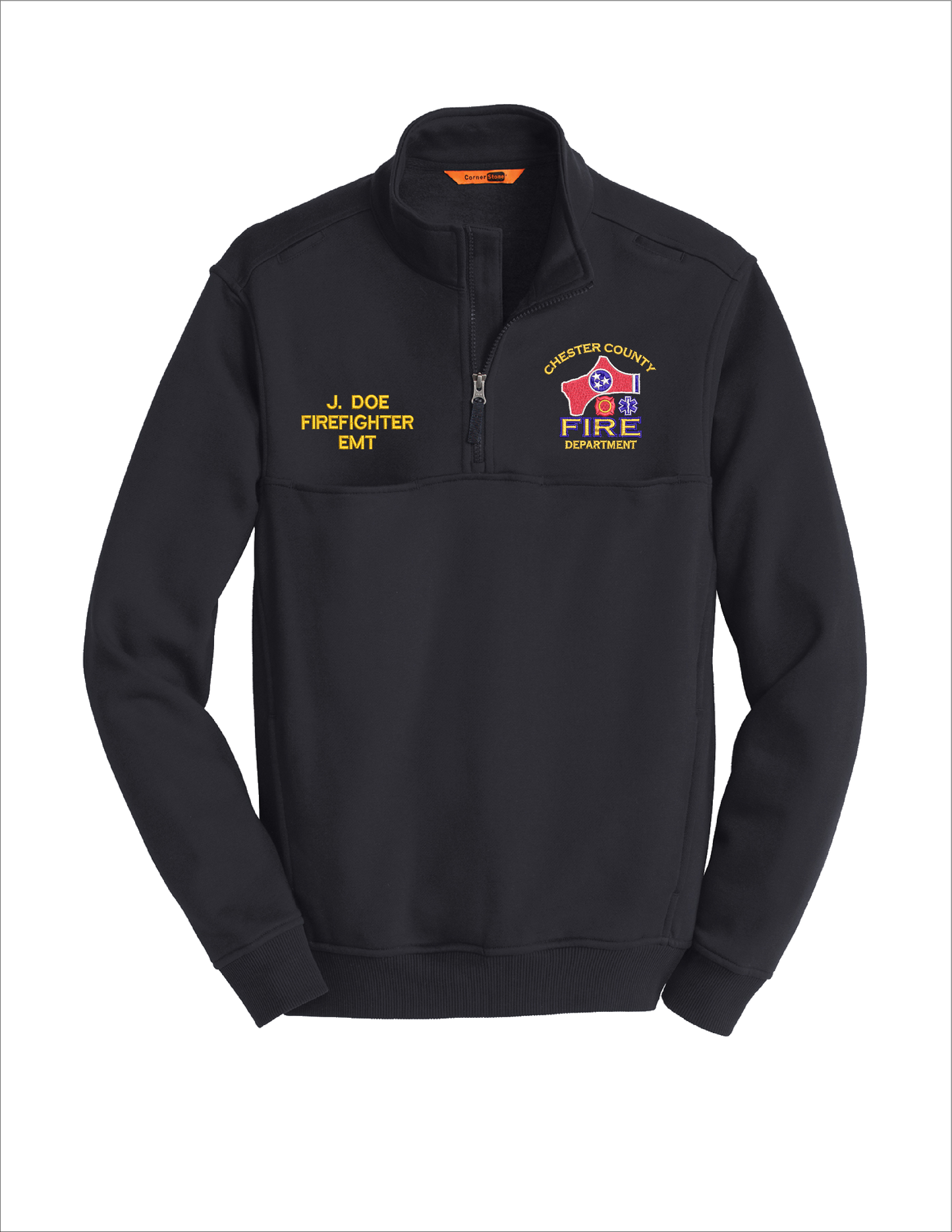 CCFD CornerStone® 1/2-Zip Job Shirt