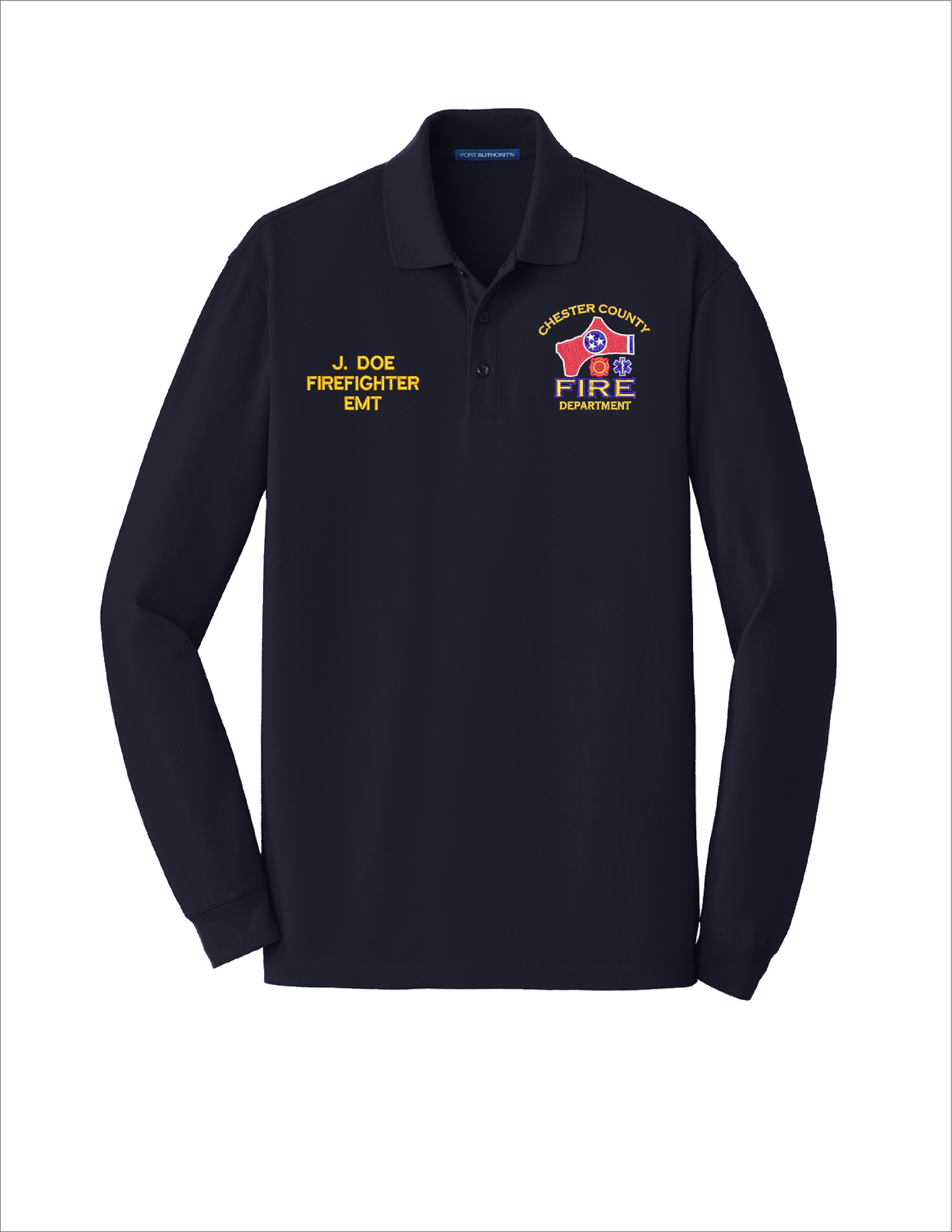 CCFD Cotton Long Sleeve Polo