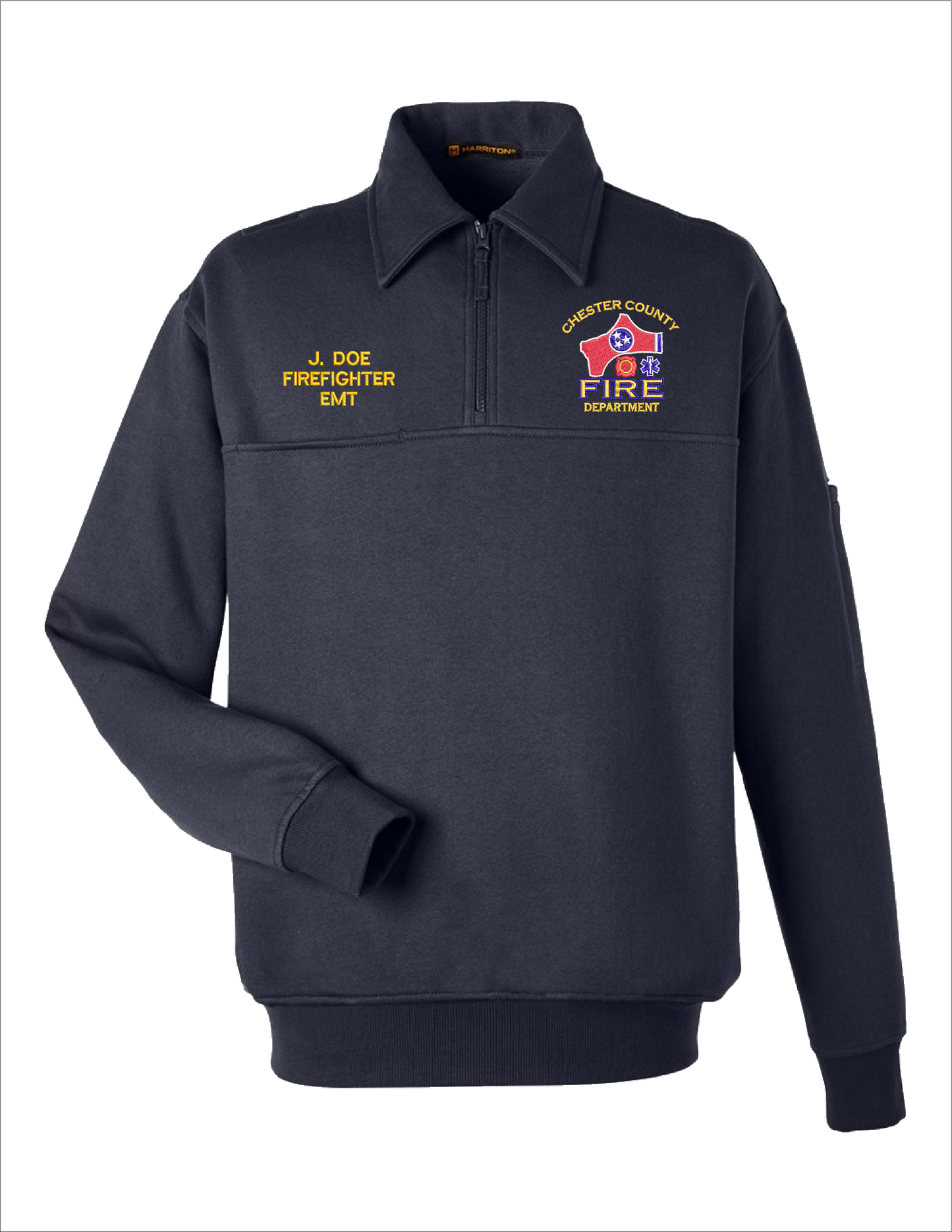 CCFD Harriton ClimaBloc™ Heavyweight Tactical Quarter-Zip Pullover