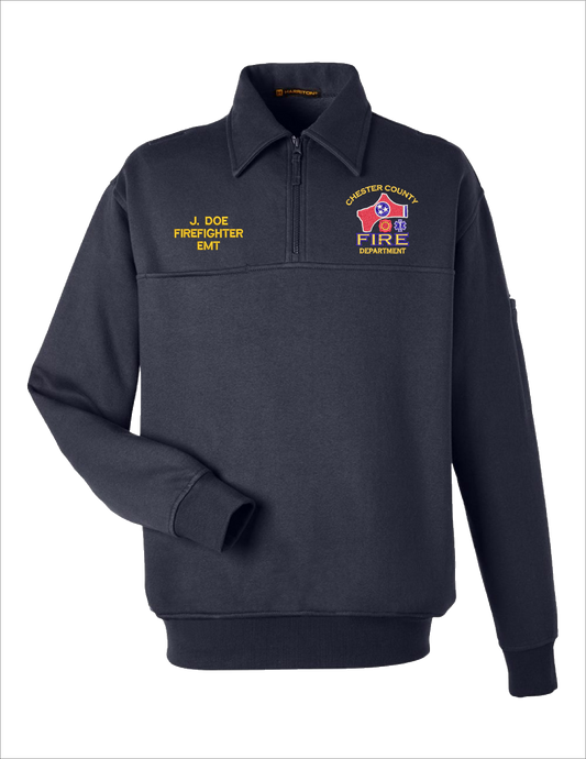 CCFD Harriton ClimaBloc™ Heavyweight Tactical Quarter-Zip Pullover