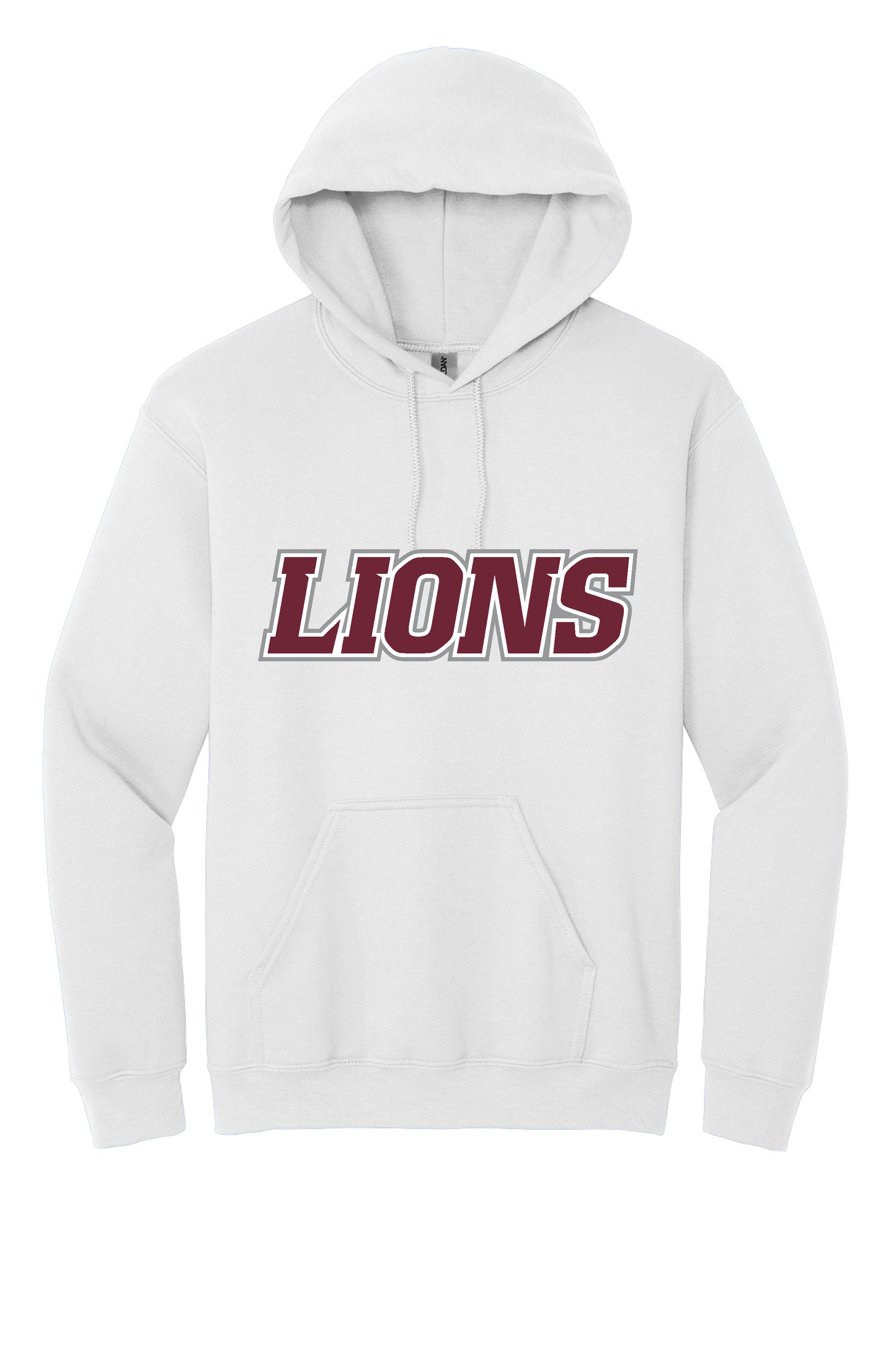 FHU Lions Hooded Sweatshirt | Gildan Heavyblend