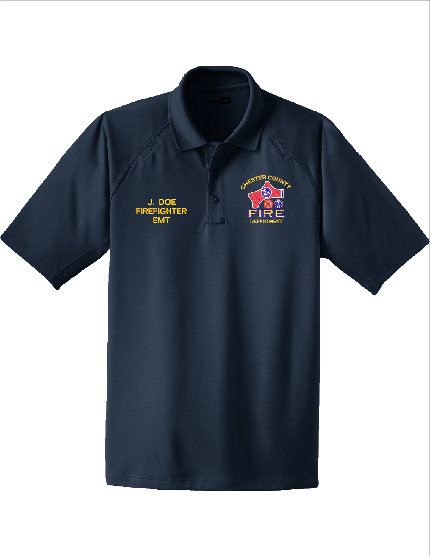 CCFD CornerStone® Select Snag-Proof Tactical Polo